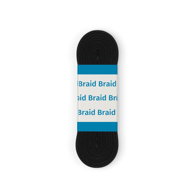 Load image into Gallery viewer, 9330B|Dritz 1/4" Black Braided Elastic, 3 yd