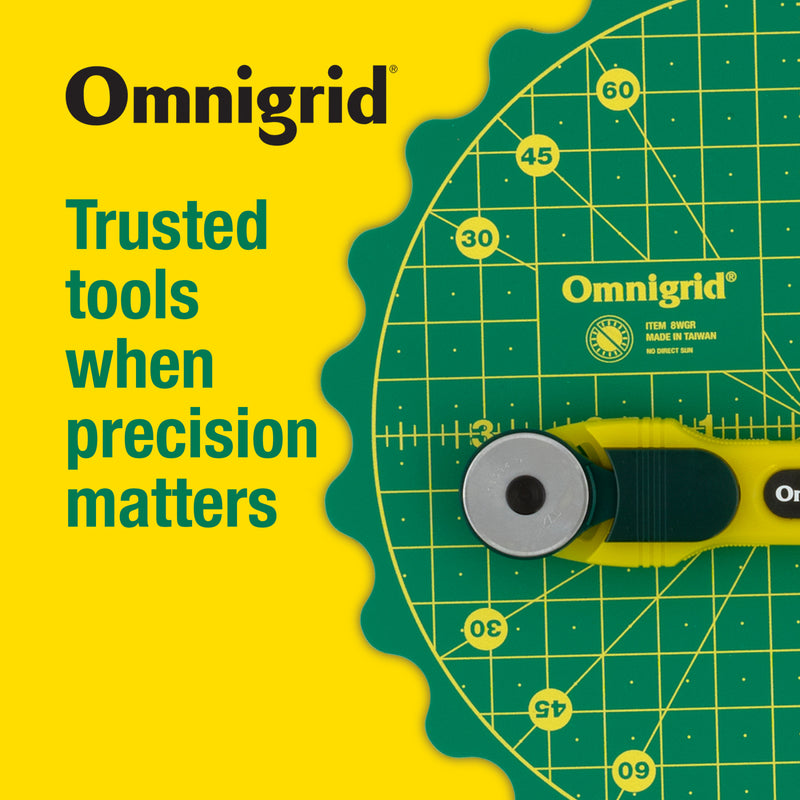 Cargue la imagen en el visor de la galería, 8WGR|Omnigrid 360 ROTATING CUTTING MAT, 8"