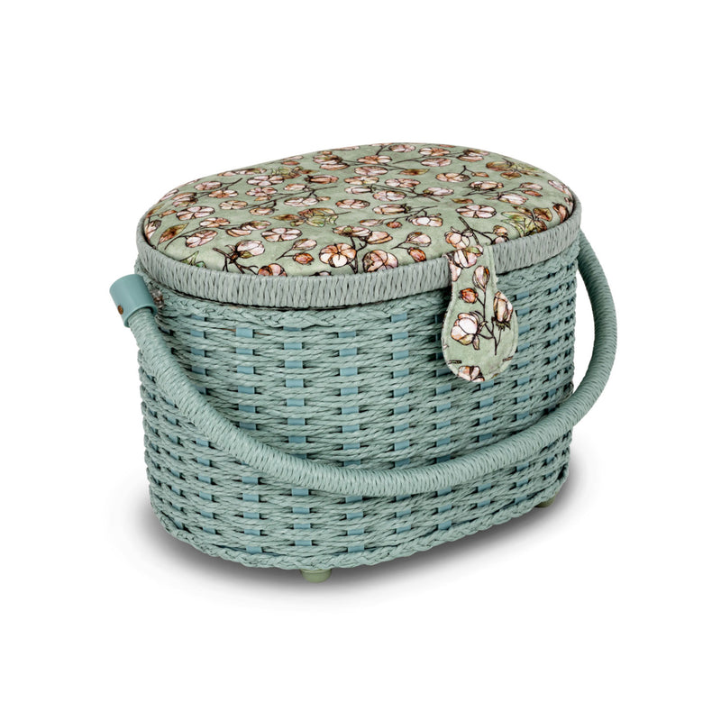Load image into Gallery viewer, Z10314-21|Dritz Oval Weaved Sewing Basket, Small