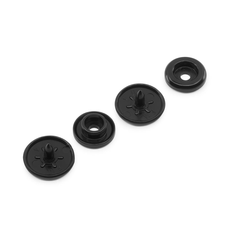 Cargue la imagen en el visor de la galería, 984-R-1|Dritz Plastic Color Snaps, 12 Sets, Black