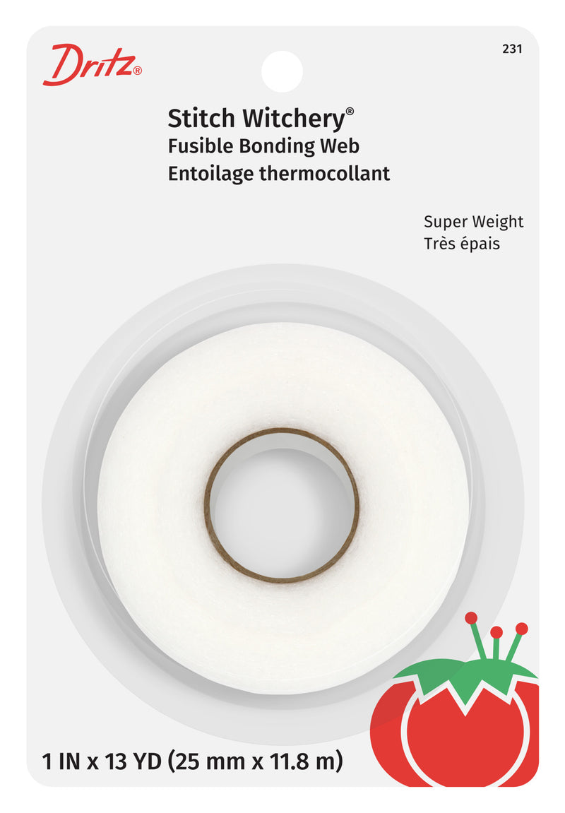 Load image into Gallery viewer, 231|Dritz 1" Stitch Witchery Fusible Bonding Web, Super Weight, White, 13 yd