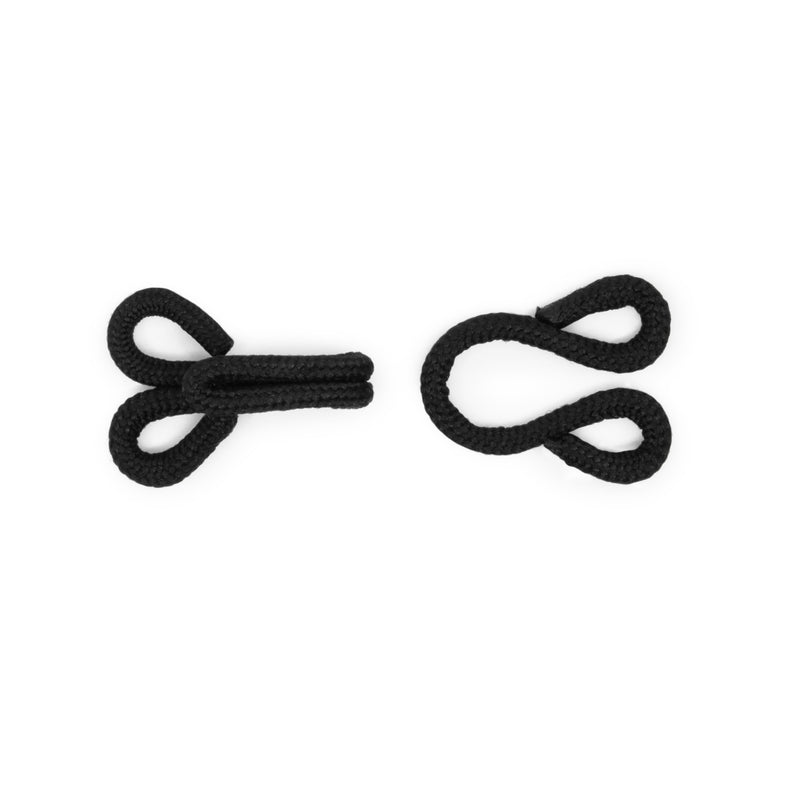 Load image into Gallery viewer, 767-1|Dritz Covered Hooks & Eyes, 2 pc, Black