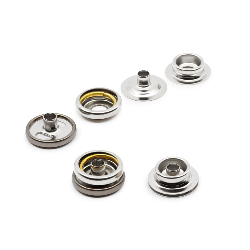 Cargue la imagen en el visor de la galería, 5-33|Dritz 5/8" Heavy Duty Snaps, 7 Sets, Gunmetal