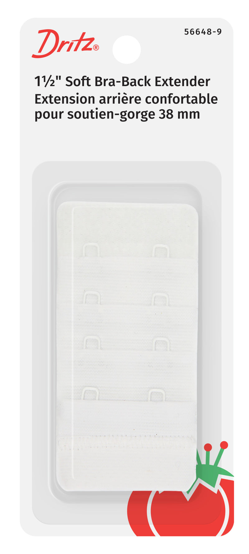 Load image into Gallery viewer, 56648-9|Dritz 1-1/2" Soft Bra-Back Extender, White