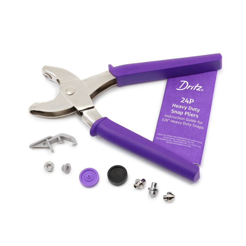 Load image into Gallery viewer, 24P|Dritz Heavy Duty Snap Pliers for 5/8" Snaps, Purple