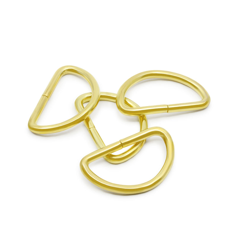 Load image into Gallery viewer, 117-1-35|Dritz 1" D-Rings, Gilt, 4 pc