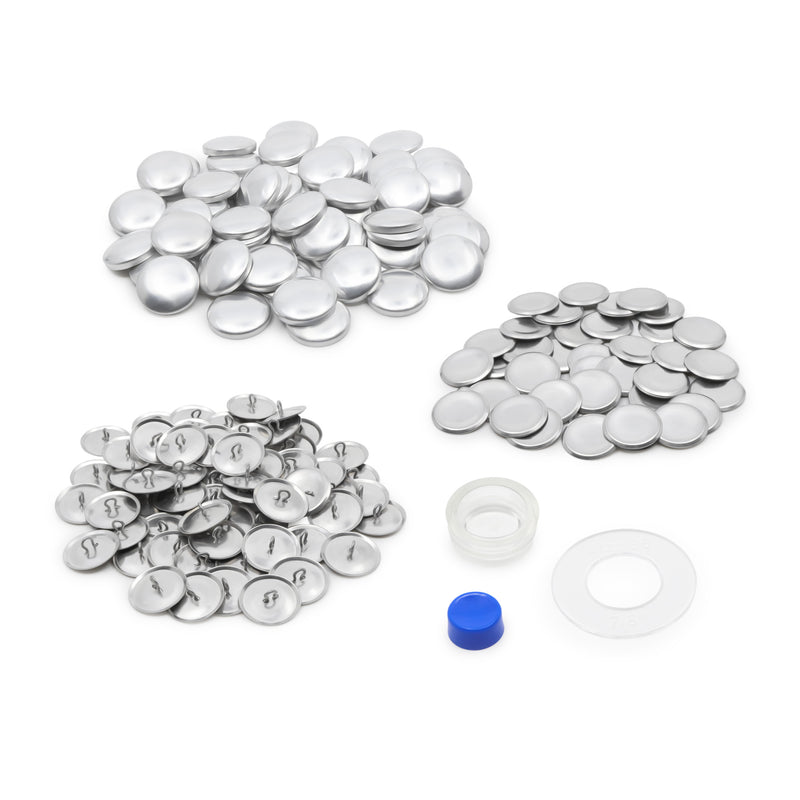 Load image into Gallery viewer, BK110|Dritz 7∕8" Craft Cover Buttons & Tools, 60 Sets