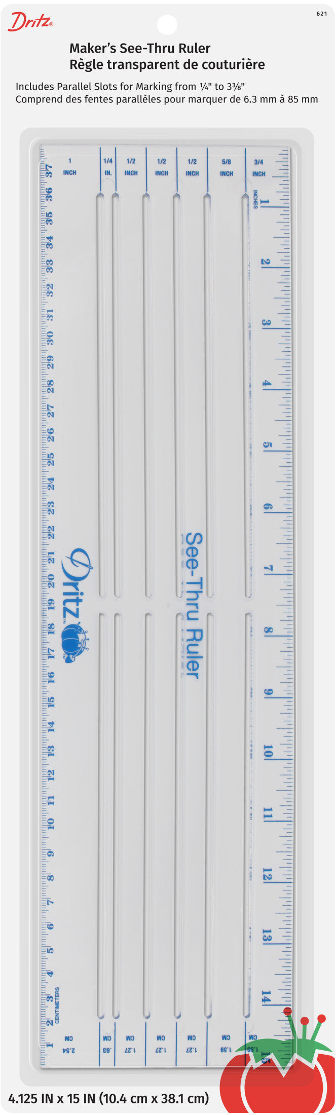 Load image into Gallery viewer, 621|Dritz See-Thru Dressmakers Ruler