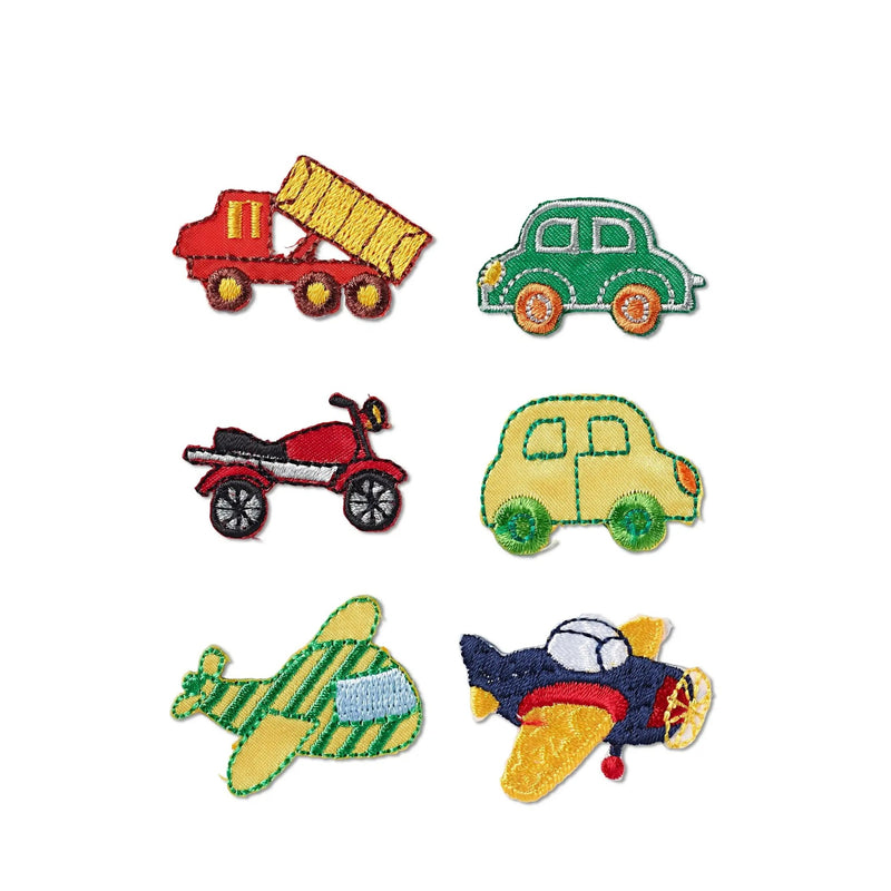Load image into Gallery viewer, 925378|Prym Applique, Vehicles, 6 pc