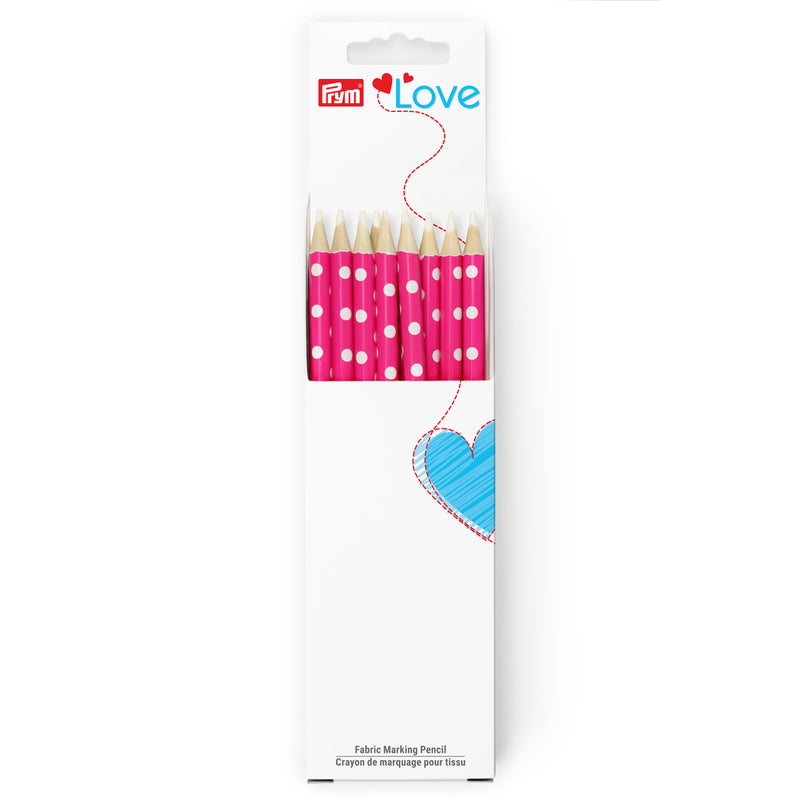 Load image into Gallery viewer, 60123|Prym Fabric Marking Pencils, 10 pc, Pink