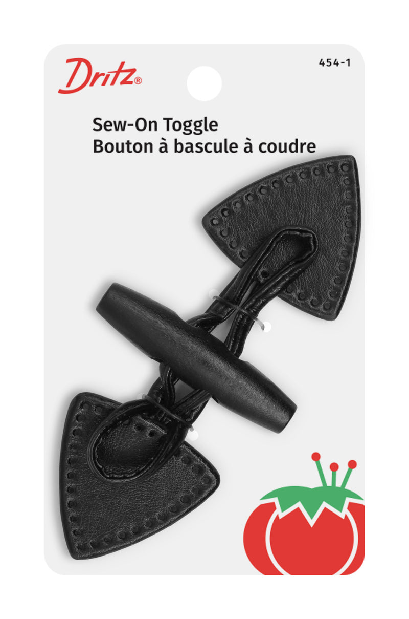 Load image into Gallery viewer, 454-1|Dritz Sew-On Toggle, 1 pc, Black