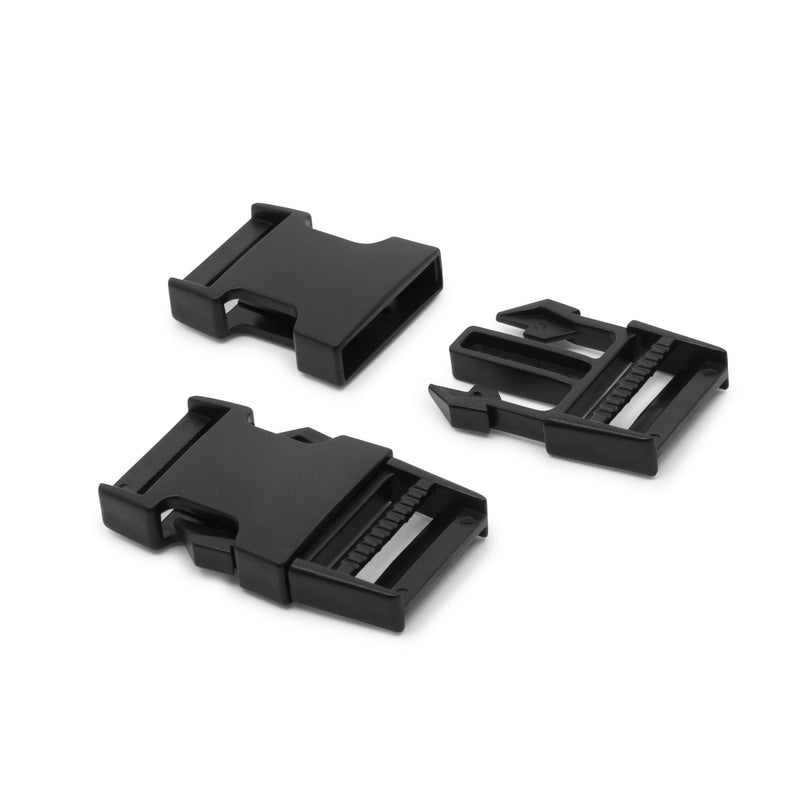 Load image into Gallery viewer, BK154|Dritz 1" Parachute Buckles, Black, 12 pc