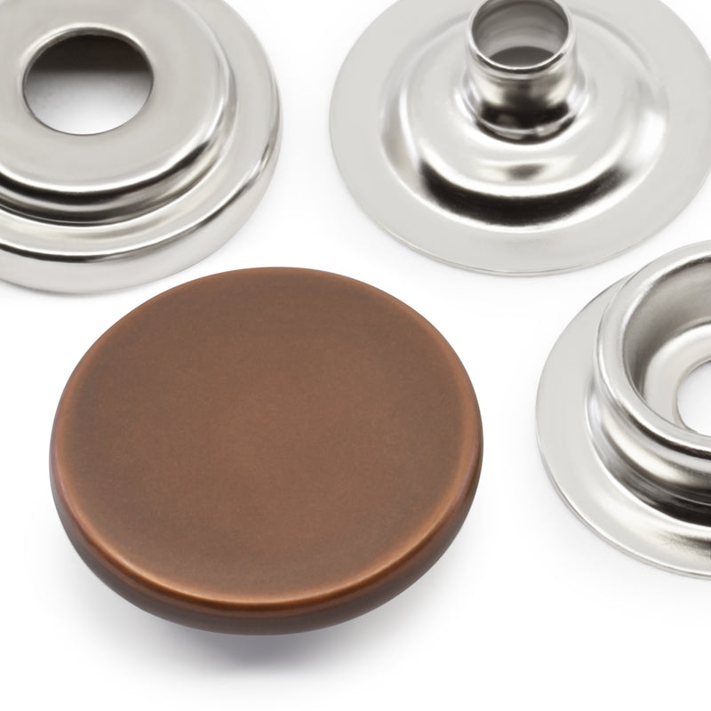 Cargue la imagen en el visor de la galería, 5-32|Dritz 5/8" Heavy Duty Snaps, 7 Sets, Copper