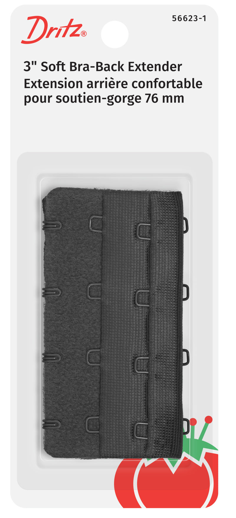Load image into Gallery viewer, 56623-1|Dritz 3" Soft Bra-Back Extender, Black