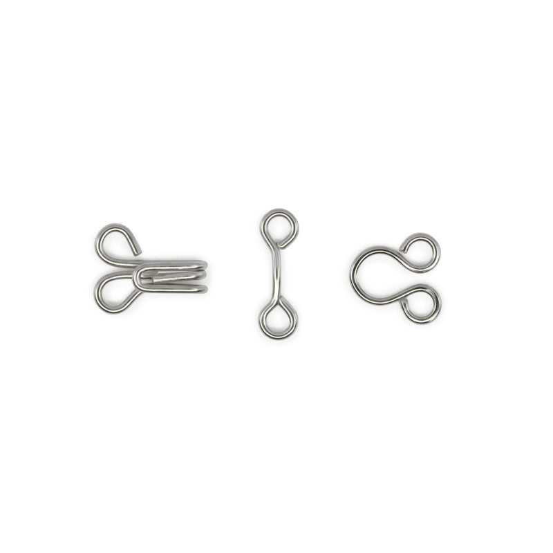 Load image into Gallery viewer, BK102|Dritz Hooks & Eyes, Size 2, 96 Sets, Nickel