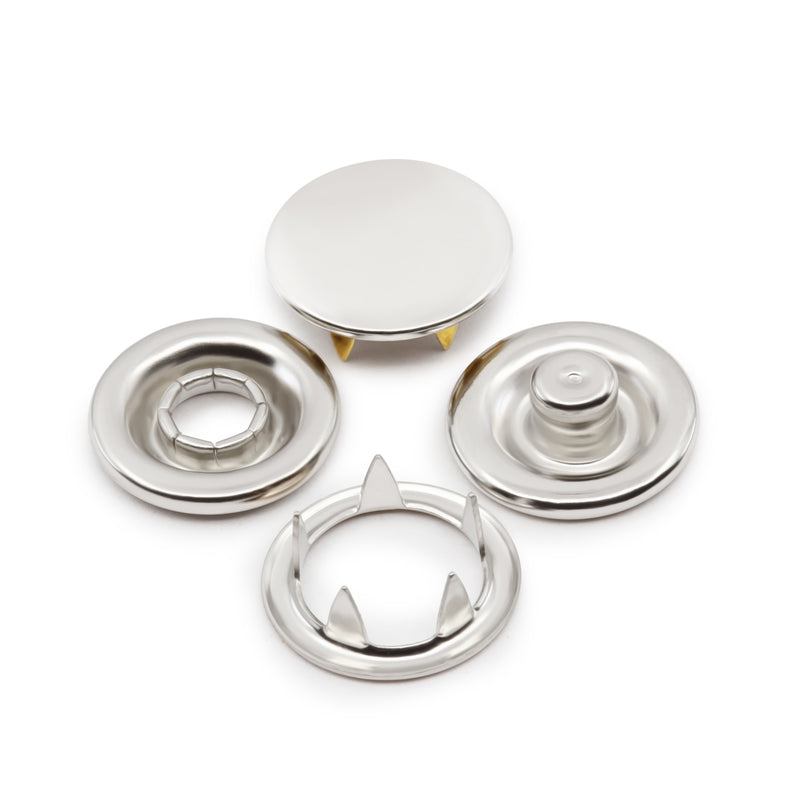 Cargue la imagen en el visor de la galería, BK114|Dritz 5∕8" Long Prong Snaps & Tools, 36 Sets, Nickel