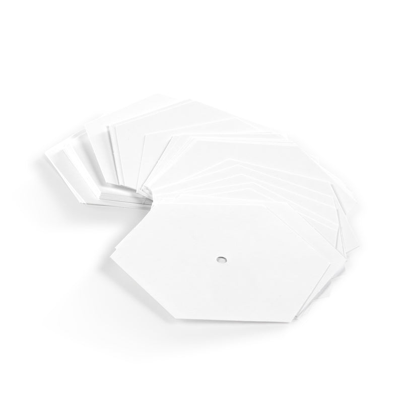Cargue la imagen en el visor de la galería, 3232|Dritz 2" Hexagon Paper Piecing Shapes, 50 pc
