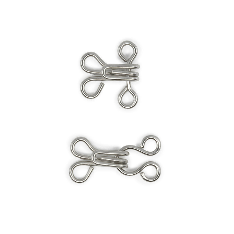 Load image into Gallery viewer, BK102|Dritz Hooks & Eyes, Size 2, 96 Sets, Nickel