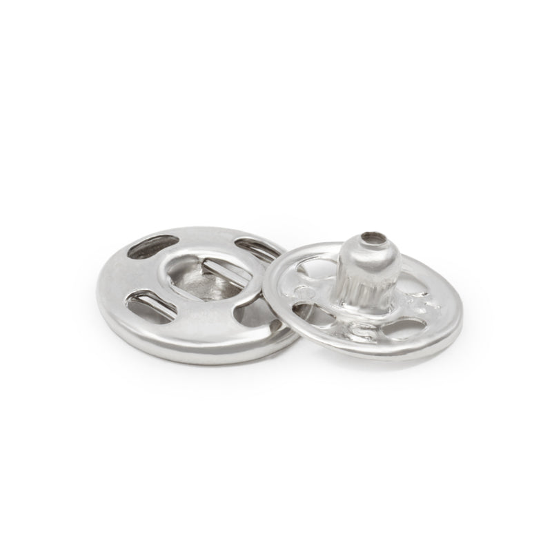 Cargue la imagen en el visor de la galería, 80-10-65|Dritz Sew-On Snaps, 10 Sets, Size 1/0, Nickel