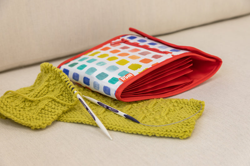 Cargue la imagen en el visor de la galería, 57252|Prym Circular Knitting Needle Case Folder, Rainbow Specks