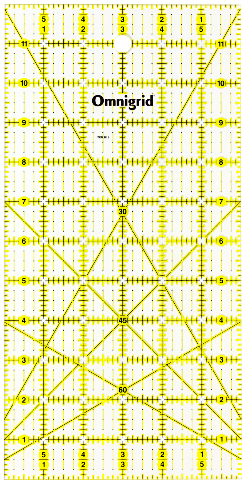 Load image into Gallery viewer, R12|Omnigrid Rectangle Ruler, 6" x 12"