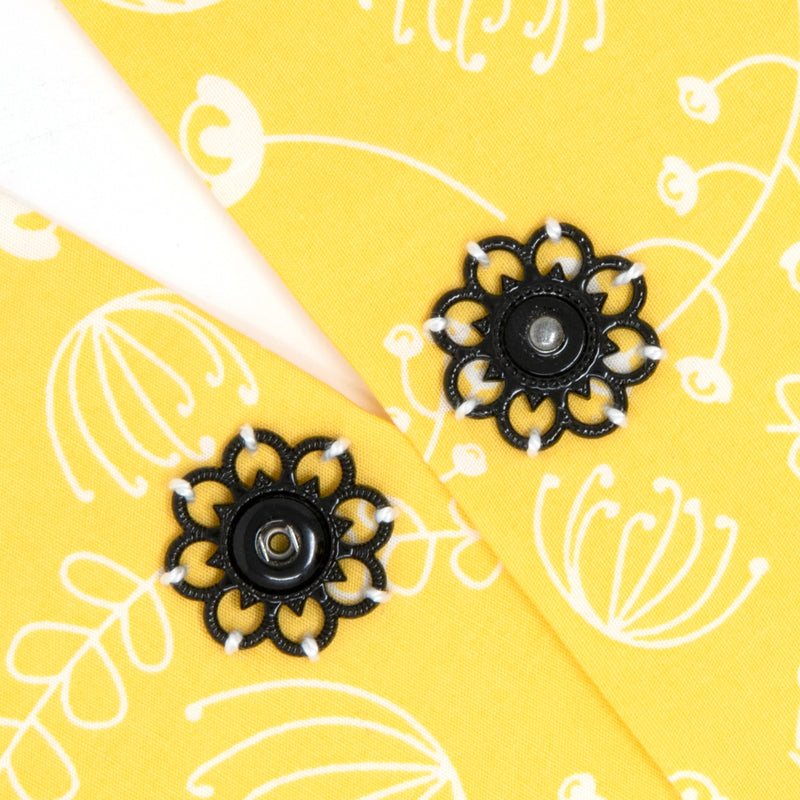 Cargue la imagen en el visor de la galería, 442-1|Dritz Sew-On Snaps, 2 Sets, Size 25mm, Black