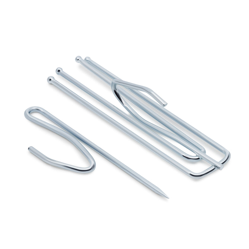 Load image into Gallery viewer, 44323|Dritz Short Neck Pleater Hooks, Silver, 14 pc