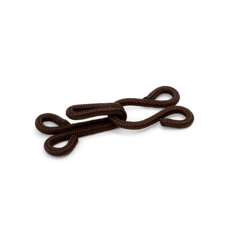 Load image into Gallery viewer, 767-11|Dritz Covered Hooks & Eyes, 2 pc, Brown
