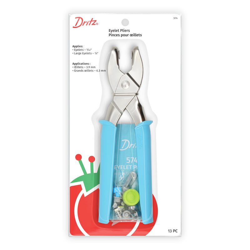 Cargue la imagen en el visor de la galería, 574|Dritz Eyelet Pliers for 5/32" & 1/4" Eyelets, Turquoise