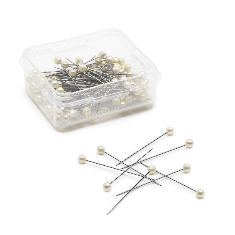 Load image into Gallery viewer, 68-9|Dritz 1-1/2" Long Pearlized Pins, White, 100 pc