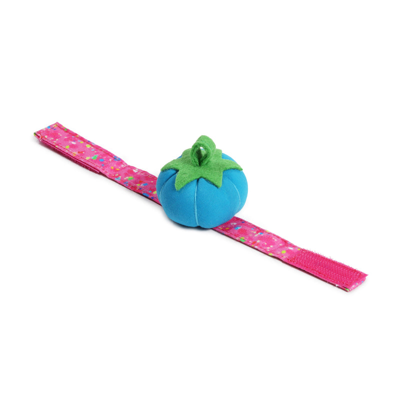Cargue la imagen en el visor de la galería, 735|Dritz Wrist Tomato Pin Cushion with Adjustable Strap, Assorted Colors