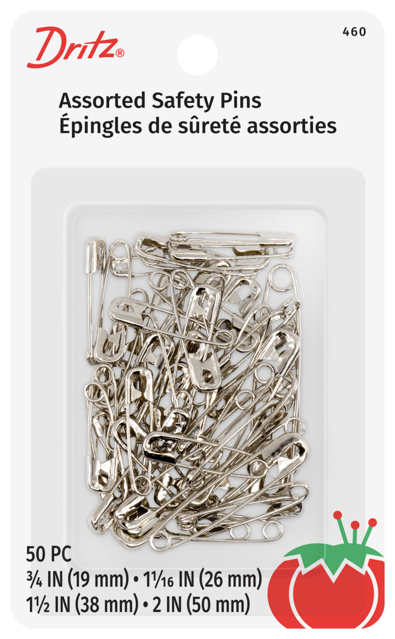 Load image into Gallery viewer, 460|Dritz Safety Pins, Assorted Sizes, 50 pc