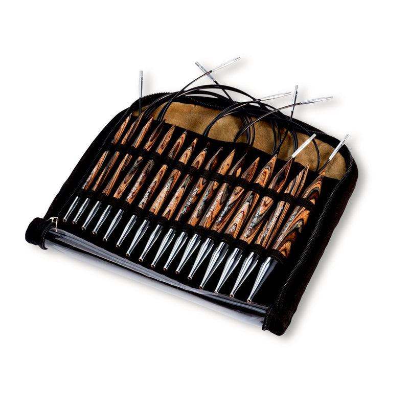 Cargue la imagen en el visor de la galería, 223800|Prym Circular Knitting Needles Set, Interchangeable , Wood, 4-10mm