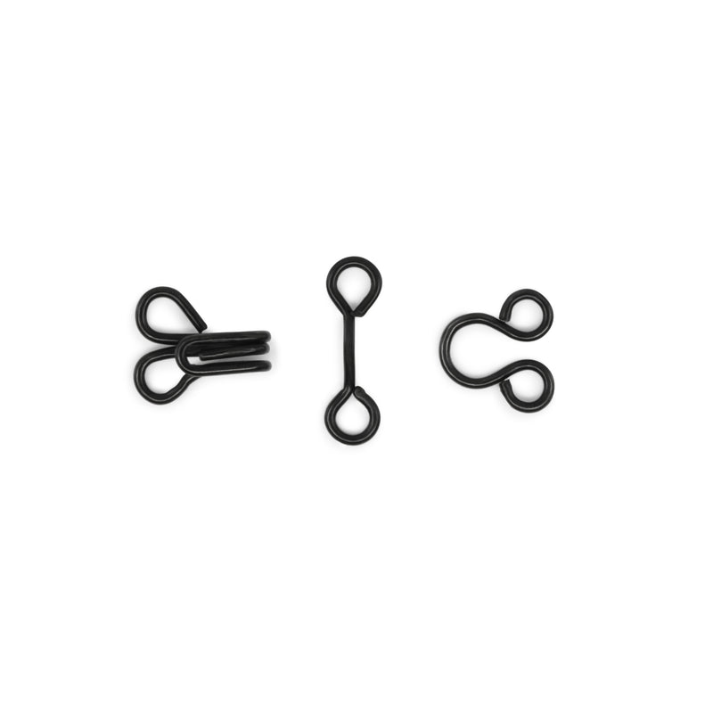 Load image into Gallery viewer, 90-1-1|Dritz Hooks & Eyes, 14 pc, Black, Size 1