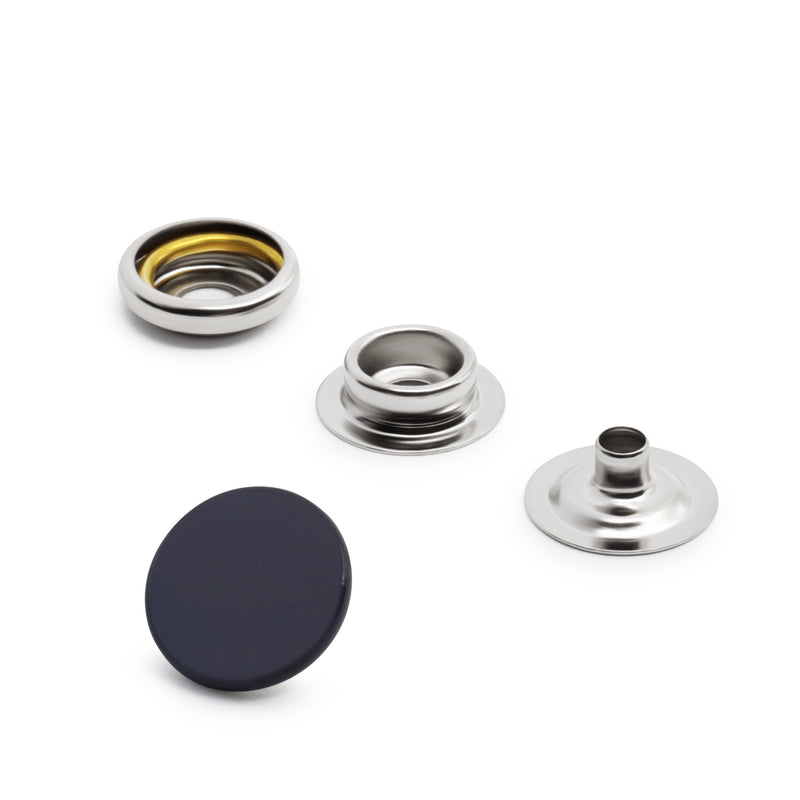 Cargue la imagen en el visor de la galería, 5-5|Dritz 5/8" Heavy Duty Snaps, 7 Sets, Navy