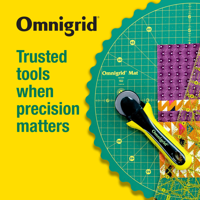 Cargue la imagen en el visor de la galería, 14WGR|Omnigrid 360 Rotating Cutting Mat, 14"