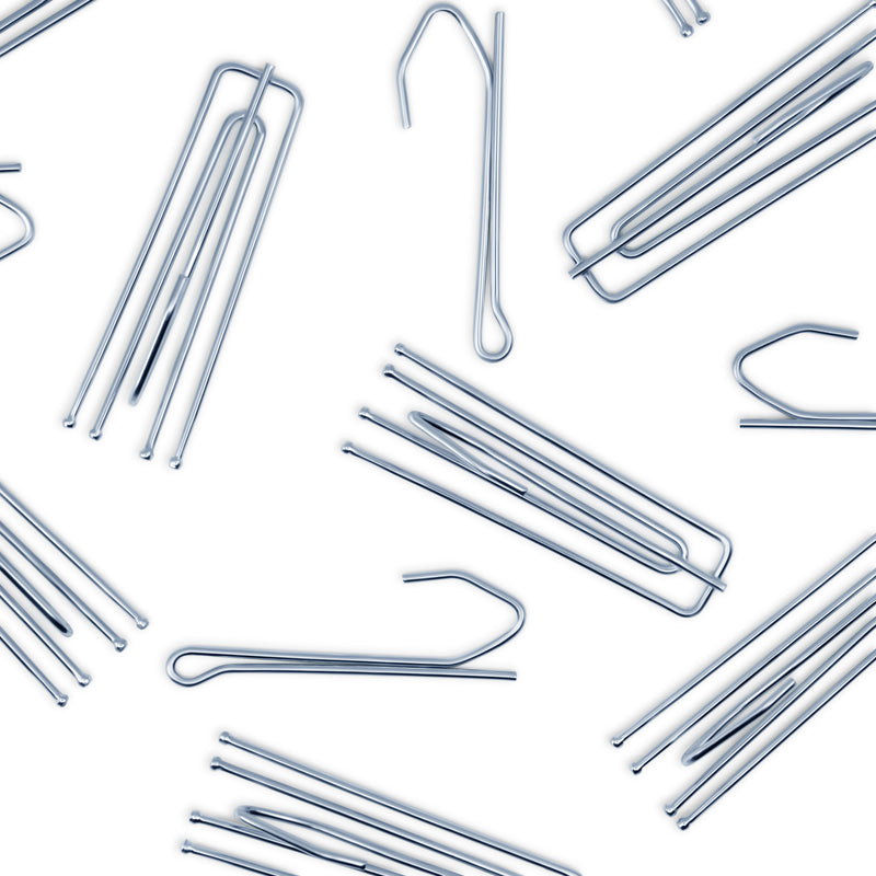 Cargue la imagen en el visor de la galería, 44324|Dritz Long Neck Pleater Hooks, Silver, 14 pc