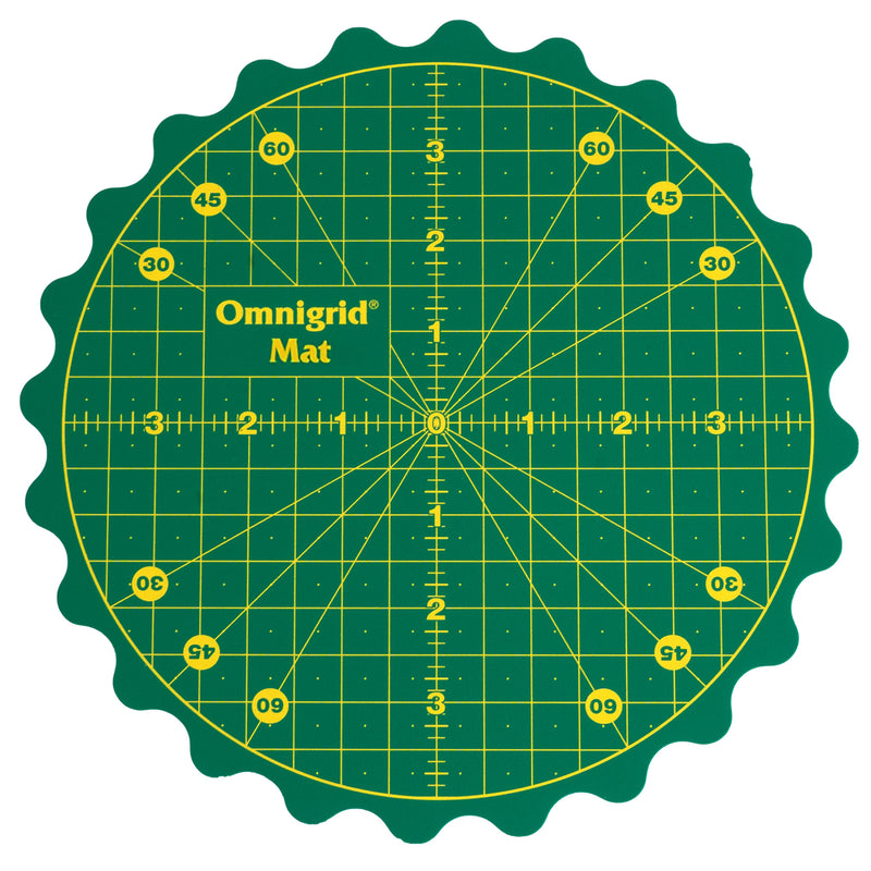 Cargue la imagen en el visor de la galería, 8WGR|Omnigrid 360 ROTATING CUTTING MAT, 8"
