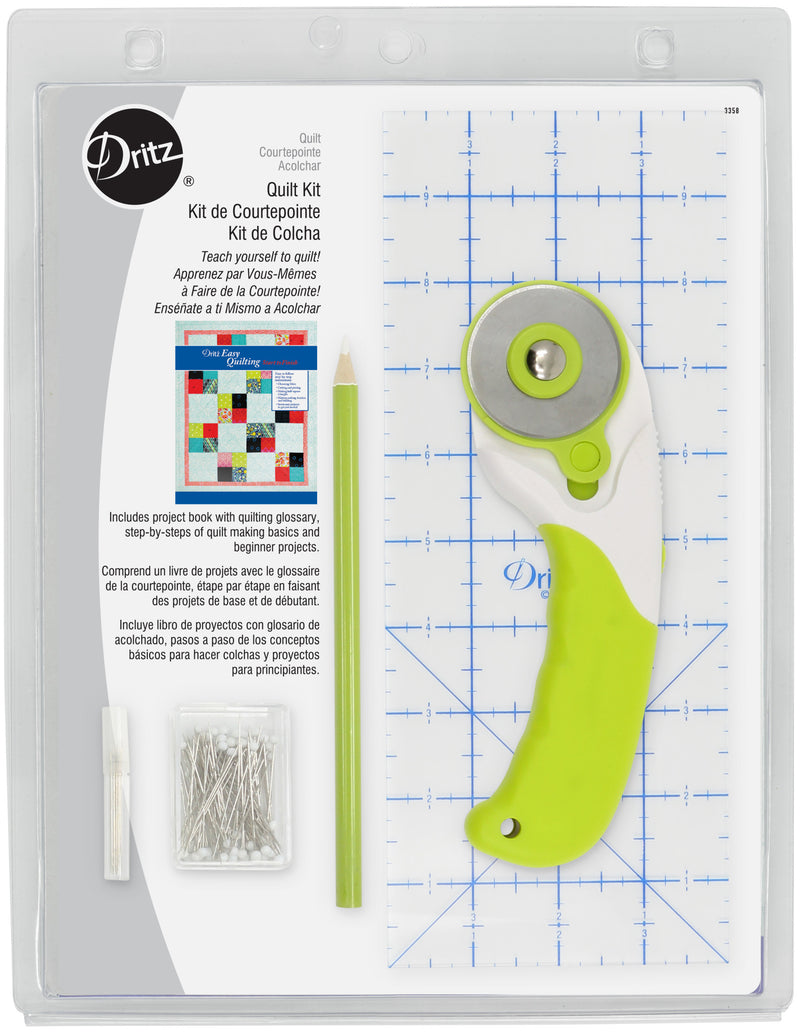 Load image into Gallery viewer, 3358|Dritz Essential Quilt Kit for Beginners