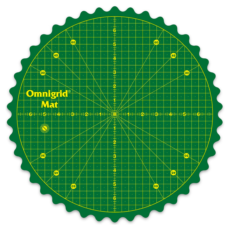Cargue la imagen en el visor de la galería, 14WGR|Omnigrid 360 Rotating Cutting Mat, 14"
