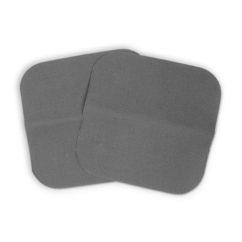 Cargue la imagen en el visor de la galería, 55240-13T|Dritz Twill Iron-On Patches, 5" x 5", 2 pc, Gray