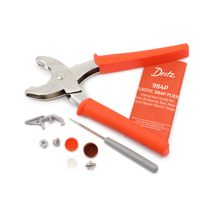Load image into Gallery viewer, 984P|Dritz Plastic Snap Pliers for Size 20 Snaps, Orange