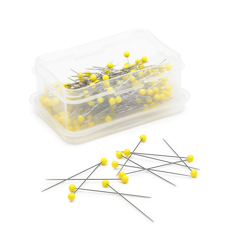 Cargue la imagen en el visor de la galería, 131|Dritz 1-3/4" Quilting Pins, Yellow, 175 pc