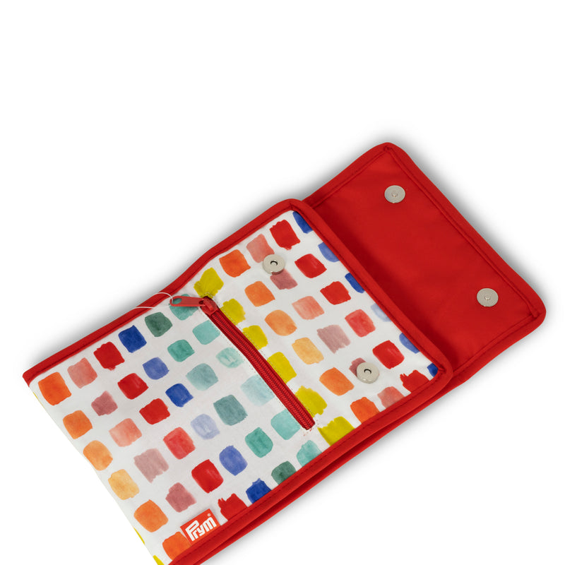 Cargue la imagen en el visor de la galería, 57252|Prym Circular Knitting Needle Case Folder, Rainbow Specks