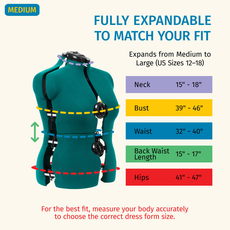 Load image into Gallery viewer, 20421|Dritz Sew You Adjustable Dress Form, Medium