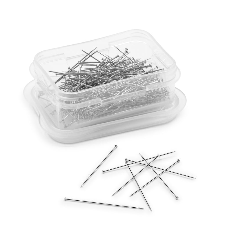 Cargue la imagen en el visor de la galería, 110|Dritz 1-1/4" Super Sharp Fine Pins, Nickel, 250 pc
