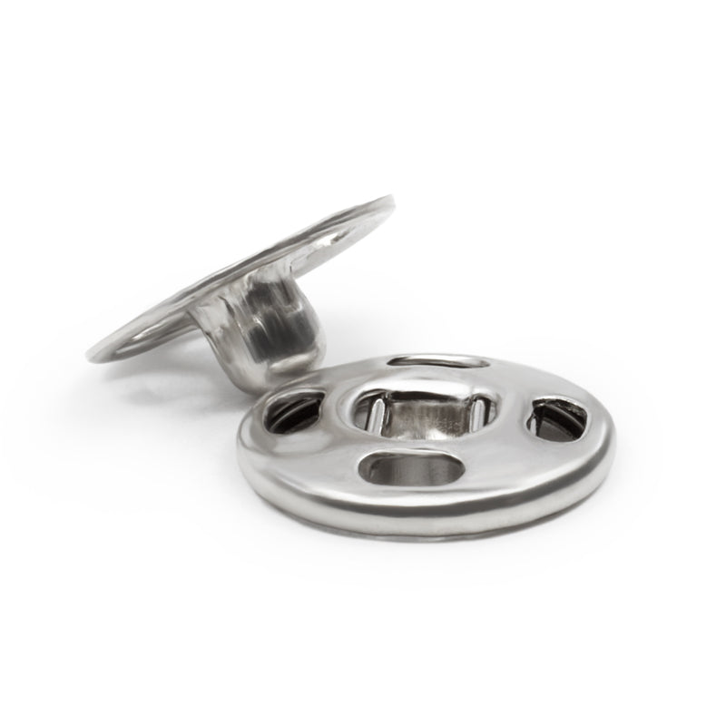 Cargue la imagen en el visor de la galería, 80-10-65|Dritz Sew-On Snaps, 10 Sets, Size 1/0, Nickel
