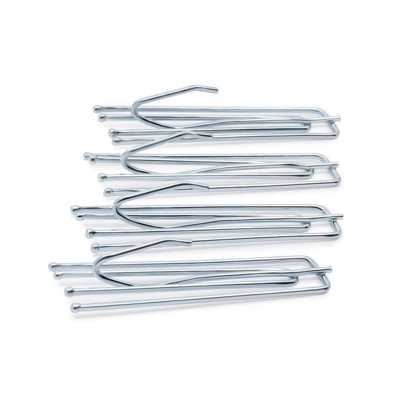 Cargue la imagen en el visor de la galería, 44324|Dritz Long Neck Pleater Hooks, Silver, 14 pc