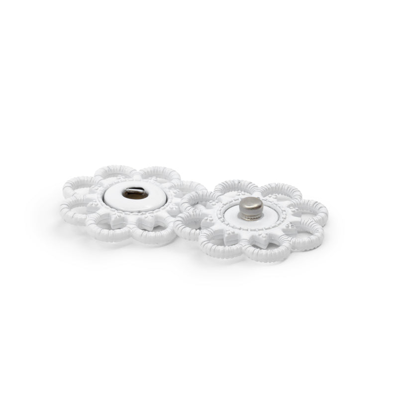 Cargue la imagen en el visor de la galería, 442-9|Dritz Sew-On Snaps, 2 Sets, Size 25mm, White