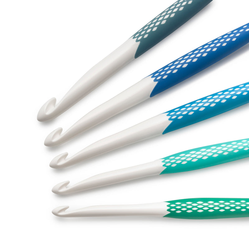 Load image into Gallery viewer, 57183|Prym Ergonomic Crochet Hook Set, Large (7mm, L, M, N, O)